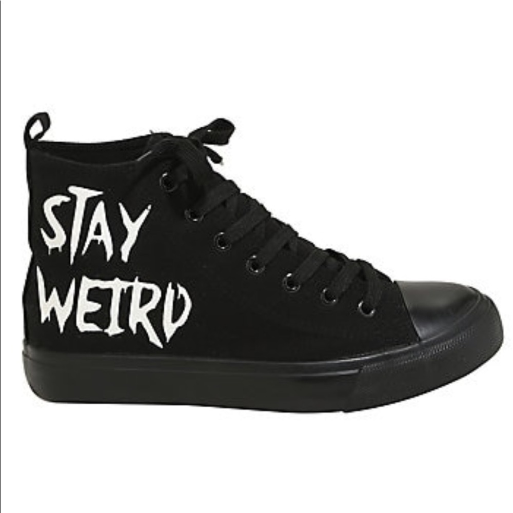 Hot Topic Stay Weird High-Top Kicks